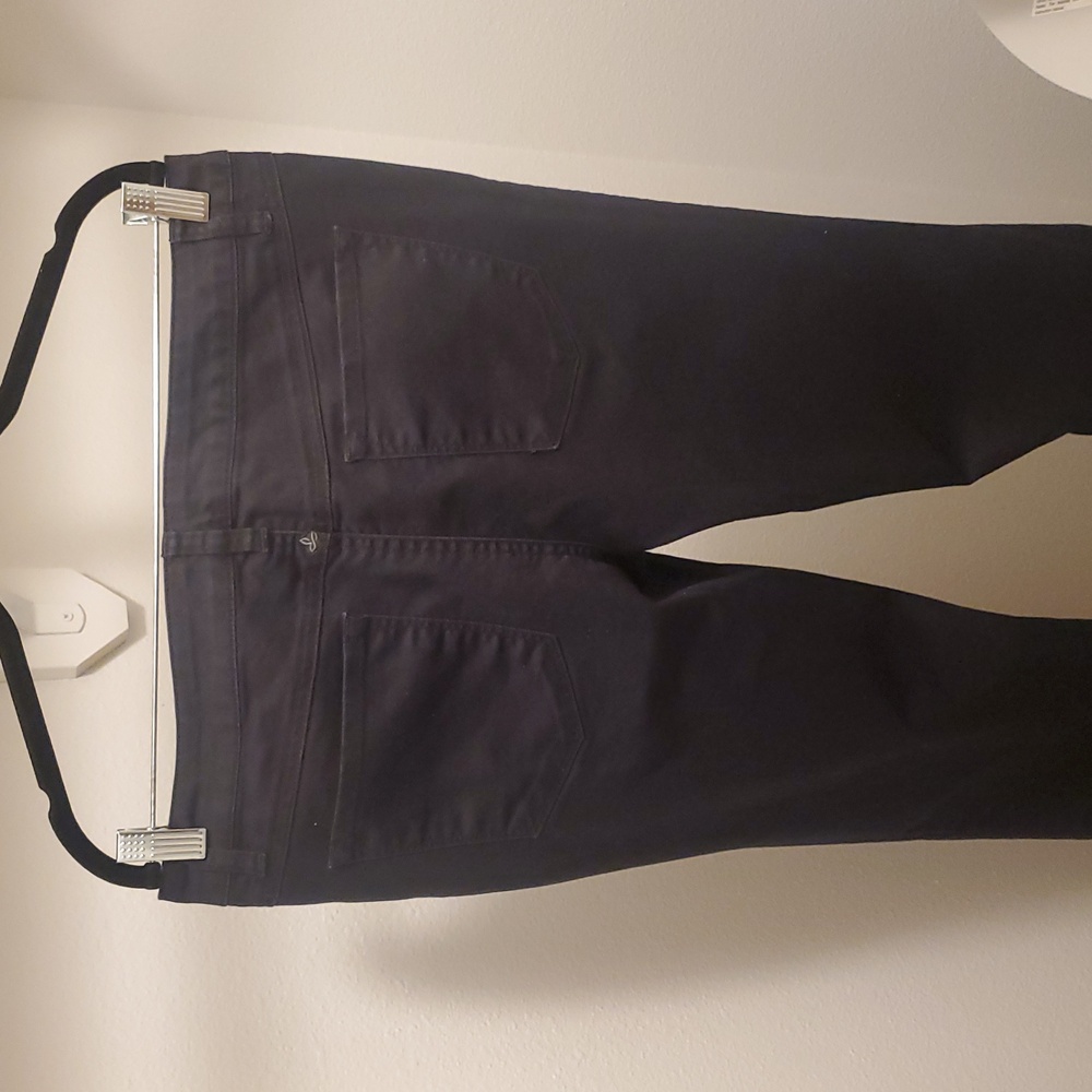 Prana Low Rise Straight Leg Casual black pants size 12 or 31